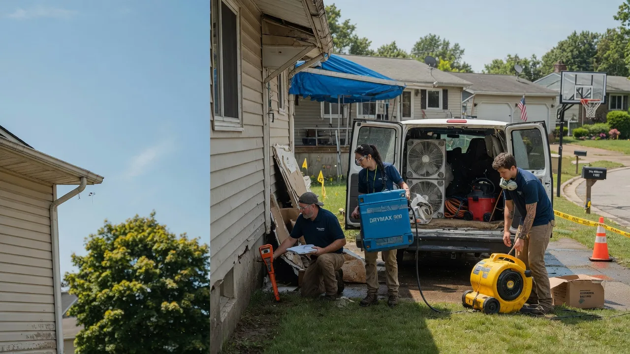 Ceiling Leak Cleanup in Kamrar, IA near me